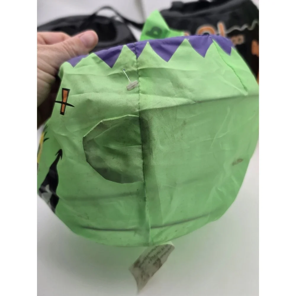 5pc Trick Or Treat Candy Bag Collapsible New Party Favor Tote